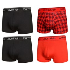 Calvin Klein 凱文克萊 underwear Microfiber Stretch 絲質合身 四角平口褲CK內褲 四入組 NB4559-901