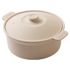 calo cook 多用途矽膠圓形蒸鍋 1200ml, 1個, 奶油沙色