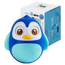 헬로디노 아기 장난감 펭귄 오뚝이, 블루, 1개