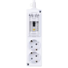 보코 고용량 4000W 누전차단용 멀티탭 2구, 1.5m, 화이트, 1개