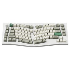 키크론 V10 PRO SE ZMK 유무선 기계식 키보드, V10P-RZ4, 쉘 화이트, 바나나축