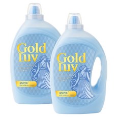 GoldLuv 衣物柔軟精 茉莉藍 正裝, 2個, 3.2L
