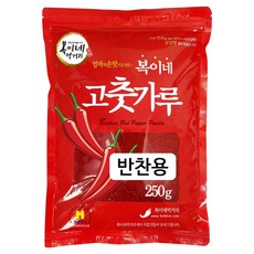 복이네먹거리 고춧가루 보통맛 반찬용 일반, 250g, 1개