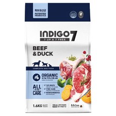INDIGO 세븐 비포독 건식사료, 1.6kg, 1개, 소