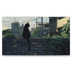 어번던스 책상을 꽉 채우는 데스크매트, cat sunbeams MP 874011