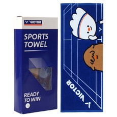 빅터 윙고 앤 코코 에디션 스포츠 면 타올 TW2602WAC 85 x 35 cm, Quartzite Blue, 1개