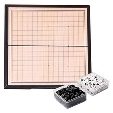 라라해피 자석 휴대용 접이식 바둑판 다양한 사이즈 보드게임 세트 06 B바둑 20 x 20 cm, 혼합색상, 1세트