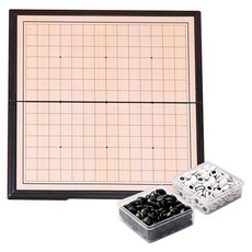Lalahappy 磁吸便攜式可折疊圍棋盤 多種尺寸桌遊套組 09 B圍棋 36 x 36 cm