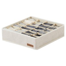 한샘 NEW 샘베딩 칸칸 속옷정리함 24칸, 베이지, 1개