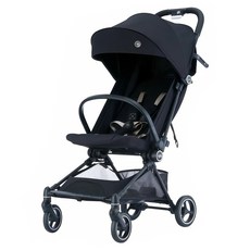 gb FYN Plus 碳纖維極致輕盈推車, 石墨黑