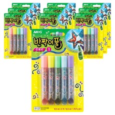 아모스 반짝이풀 컨페티 1 5p, 골드 레드, 골드, 골드 그린, 골드 블루, 레드 블루, 10개