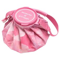 스팅어 빅사이즈 스트랩 냉온겸용 아이스 파우치 FREE(7 x 25 cm) 로즈 피치, FREE(7x25cm), 1개, 2.1L