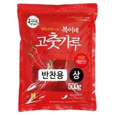 복이네먹거리 고춧가루 조금매운맛 반찬용, 500g, 1개