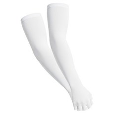 우노스 매직 쿨 실리콘 반장갑 쿨토시 양손착용 세트, 2세트, 화이트