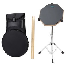 Muziner 訓練練習用鼓墊 35cm + 鼓棒 + 收納袋 A款組合