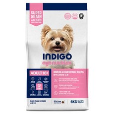 INDIGO 어덜트 강아지 에이지뉴트리션 10+ 건식사료, 1개, 6kg, 오리