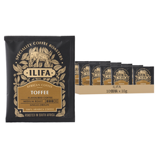 ILIFA TOFFEE COFFEE 南非烘焙太妃醇香咖啡濾掛包 中焙, 10g, 10個裝, 1組