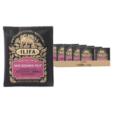 ILIFA MACADAMIA NUT COFFEE 南非烘焙夏威夷豆醇香咖啡濾掛包 中焙, 10g, 10個裝, 1組