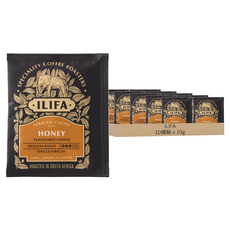 ILIFA HONEY COFFEE 南非烘焙非洲蜂蜜醇香咖啡濾掛包 中焙, 10g, 10個裝, 1組