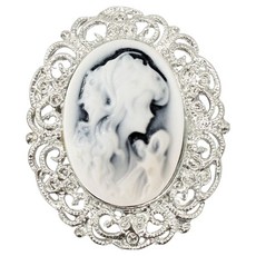 Button King 東大門鈕扣王 高級時尚裝飾維納斯胸針 30 x 36 mm