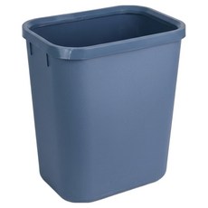 앞날창창 사각 쓰레기통 14L + 링 세트, 블루