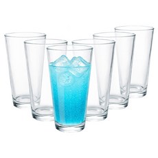 리비 콜로뉴 믹싱글라스 473ml 6p 세트, 투명, 1세트