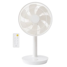 르젠 공기순환 무선 BLDC 저소음 AI 리모컨 탁상용 선풍기 8인치, 릴리화이트, LZEF-MDC290