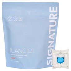 BLANC101 室內晾乾 高濃縮膠囊洗衣精 經典香氛 660g, 1個, 40入