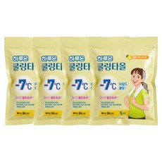 하루온 쿨링타올 마일드 상큼한 레몬그라스 540 x 230 mm 5p, 4개