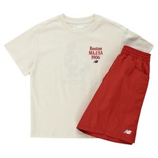 New Balance Kids 兒童 EXCLUSIVE Essential Logo 短袖 + 短褲套裝 NK9YGB209U