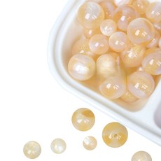 물건파는남자 고양이눈 레진 라운드 비즈 DIY 팔찌재료 10mm 홀 2.1mm, 카키, 20개