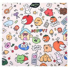 Truly House 剪指甲神器/多功能魔術裹貓布/毛孩狗貓魔術自黏布/貓咪固定布 L, 混和顏色, 1個