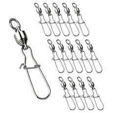 존쿠 낚시 고속회전 볼베어링 스냅도래 4번 JC071, 1개, 15개입