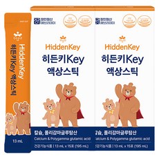 장인정신에브리데이 히든키 Key 칼슘 액상스틱 15p, 195ml, 2개