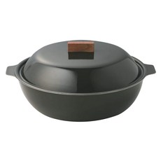 KINTO KAKOMI IH 不鏽鋼琺瑯鍋 煙燻黑 2L, 1個, 27cm