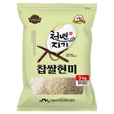 천년지기 국내산 찹쌀현미, 3kg, 1개