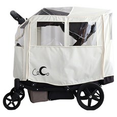 COCOZANE 生活智慧 Wagon專用防風罩, 1個, 奶油米色