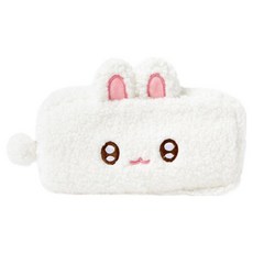 아트박스 트윙클리틀즈 토끼 뽀글 필통 17-04506, 화이트, 1개