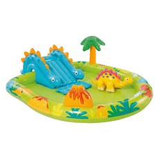 INTEX 可愛恐龍樂園戲水池 57166NP 143L, 綠色, 1個