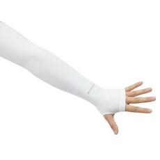 리베로 제피 탁텔 소프트 손등 자외선차단 듀폰 탁텔원단 쿨 토시 좌우세트, 화이트, 1세트