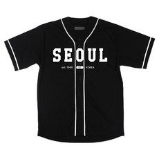 티팜 남녀공용 지역명 기능성 야구저지 반팔 티셔츠