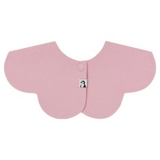 코니 롤링빕 아기 턱받이, 베이비핑크, 1개