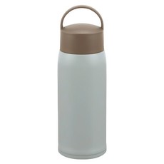 Kakusee 輕量18-8不鏽鋼提把水瓶 AI-03H, 灰色, 1個, 350ml
