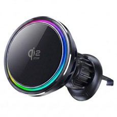 E Store QI2.2 無線充電磁吸手機架, 黑色, BK61