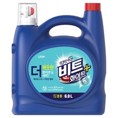 비트 화이트플러스 일반드럼겸용 액상세제, 1개, 6L