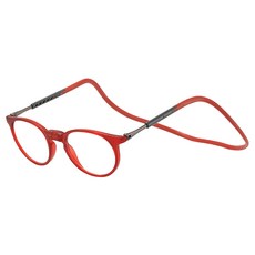 Quinta 磁吸掛脖防藍光老花眼鏡 350度 紅色, 1個, QTP003