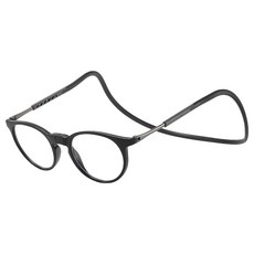 Quinta 磁吸掛脖防藍光老花眼鏡 300度 黑色, 1個, QTP003