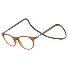 Quinta 磁吸掛脖防藍光老花眼鏡 150度 茶色, 1個, QTP003