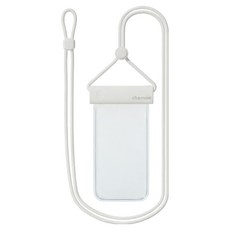 케이스틱 상단잠금 고투명 휴대폰 방수팩, 화이트, 1개