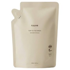 러베 히알루론 탑투토 워시 리필, 1개, 350ml